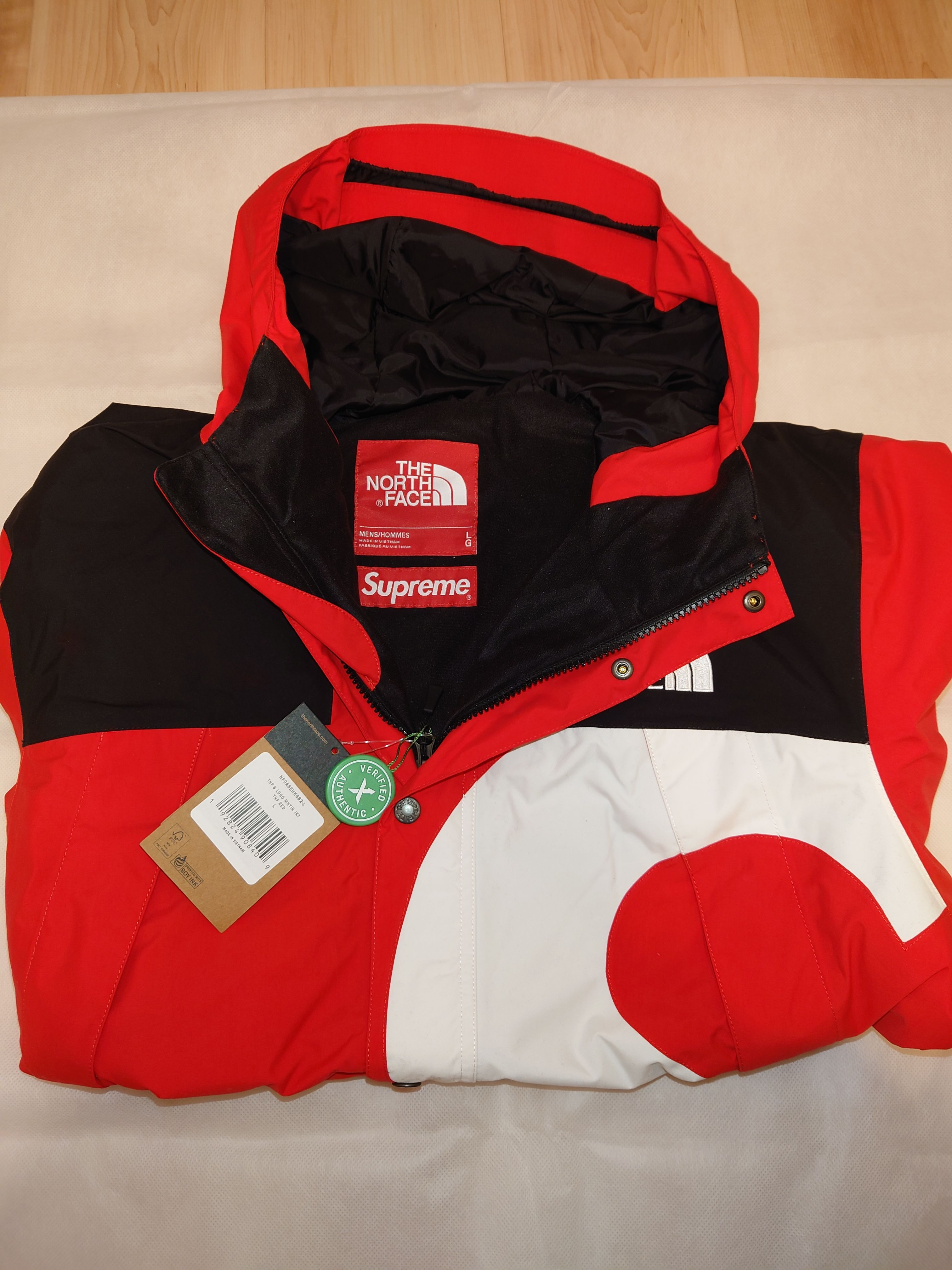 Supreme x The North Face S Logo Mountain Jacket "Red"