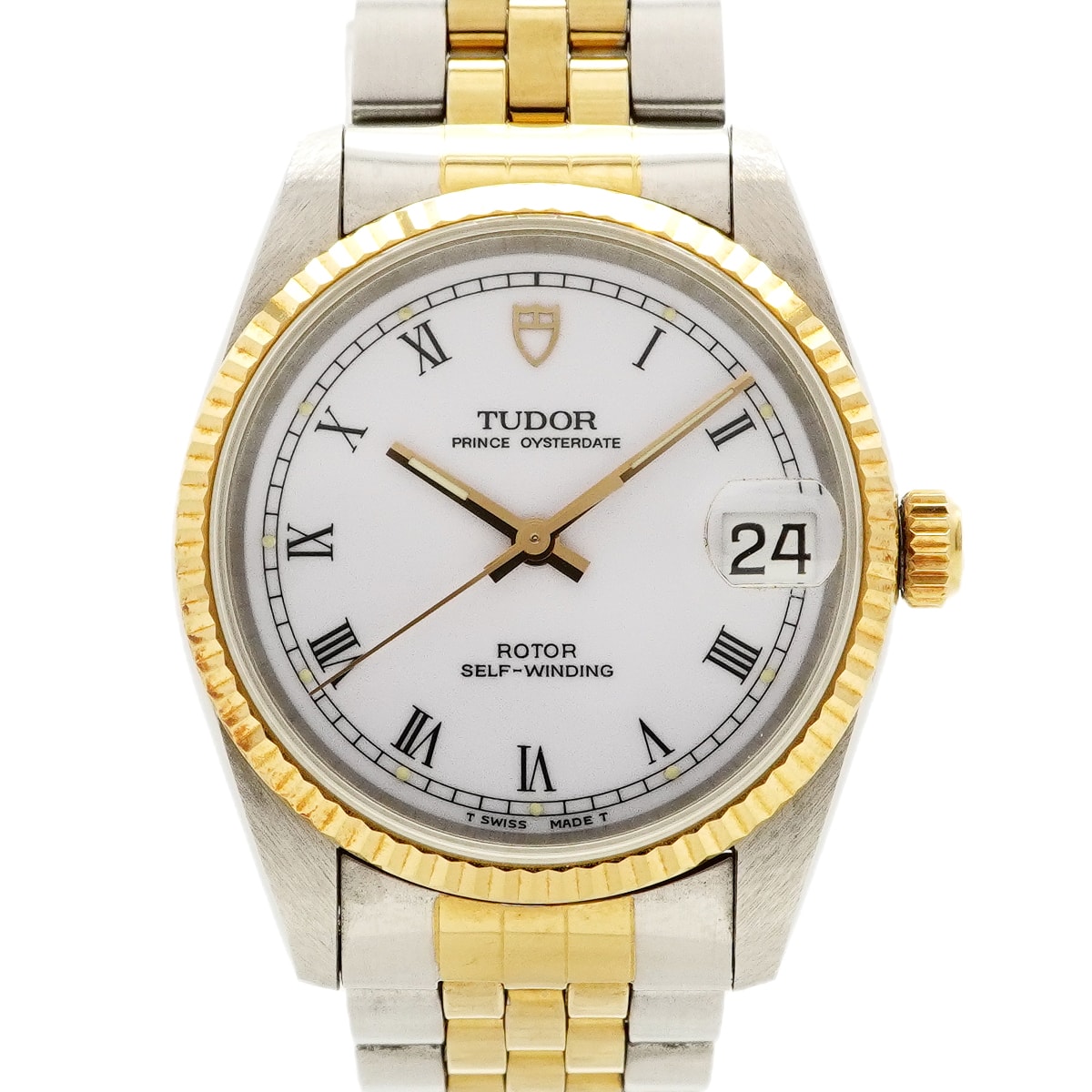 【6wce0386】チュードル プリンスオイスターデイト 72033 白文字盤【中古】腕時計 メンズ レディース ユニセックス