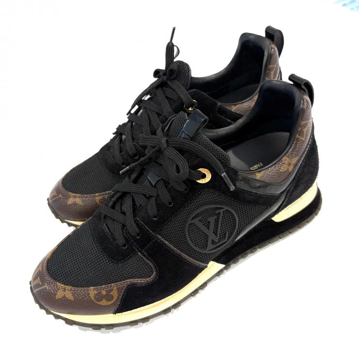 LOUIS VUITTON モノグラム ランアウェイ・ライン スニーカー #38.5 1A3CW5 スニーカー 鑑定済み 正規品 ルイ・ヴィトン
