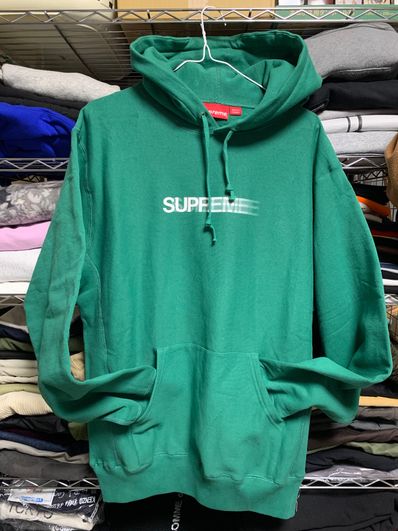 Supreme Motion Logo Hooded Sweatshirt "Green" (20SS)