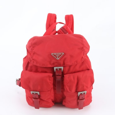 ■美品 プラダ テスート ナイロン白タグあり トライアングルロゴ