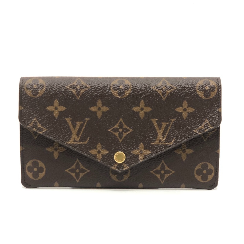 ルイヴィトン LOUIS VUITTON ポルトフォイユ・ジャンヌ M62203 カードケース ロングウォレット 財布 長財布 モノグラムキャンバス ローズバレリーヌ 美品