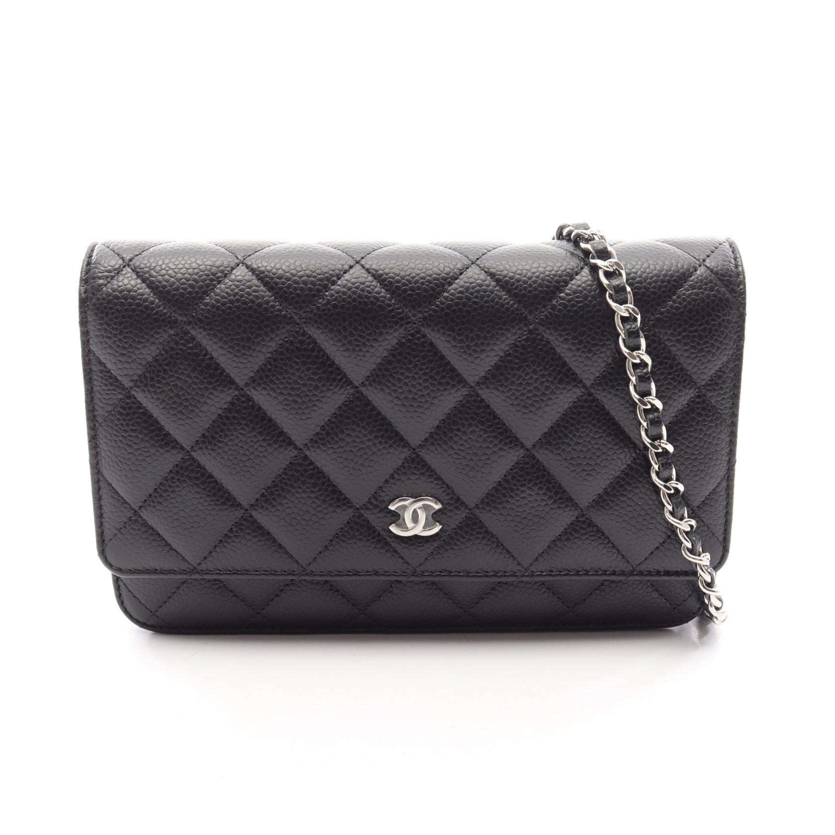 シャネル CHANEL マトラッセ ショルダーバッグ バッグ キャビアスキン(グレインドカーフ) レディース ブラック系 AP0250 【中古】