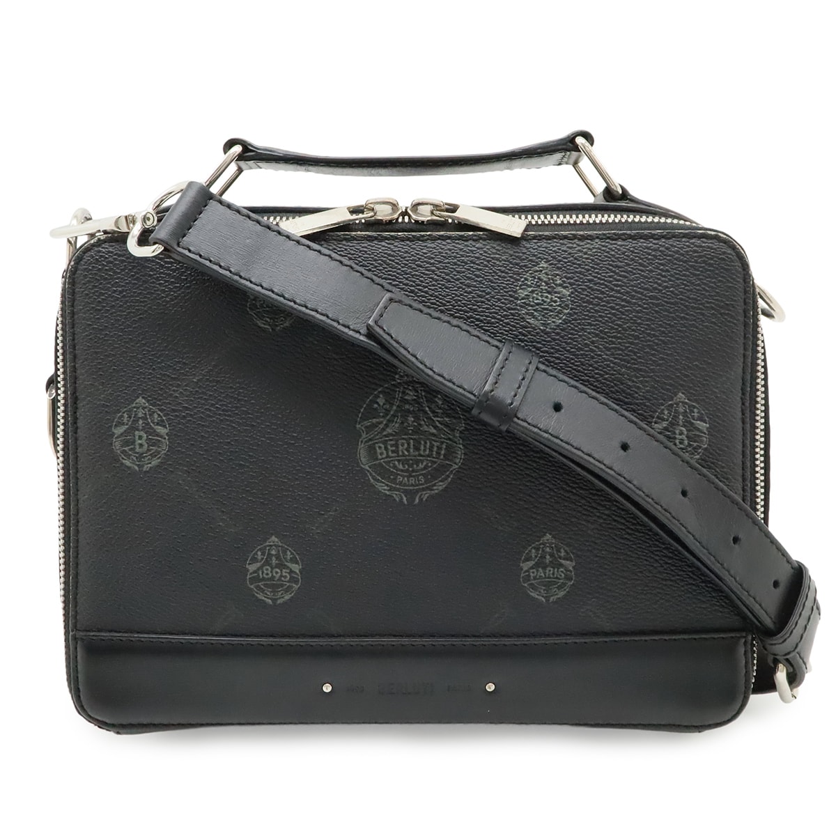 C (やや傷や汚れあり)】ベルルッティテイクオフスモール ショルダー