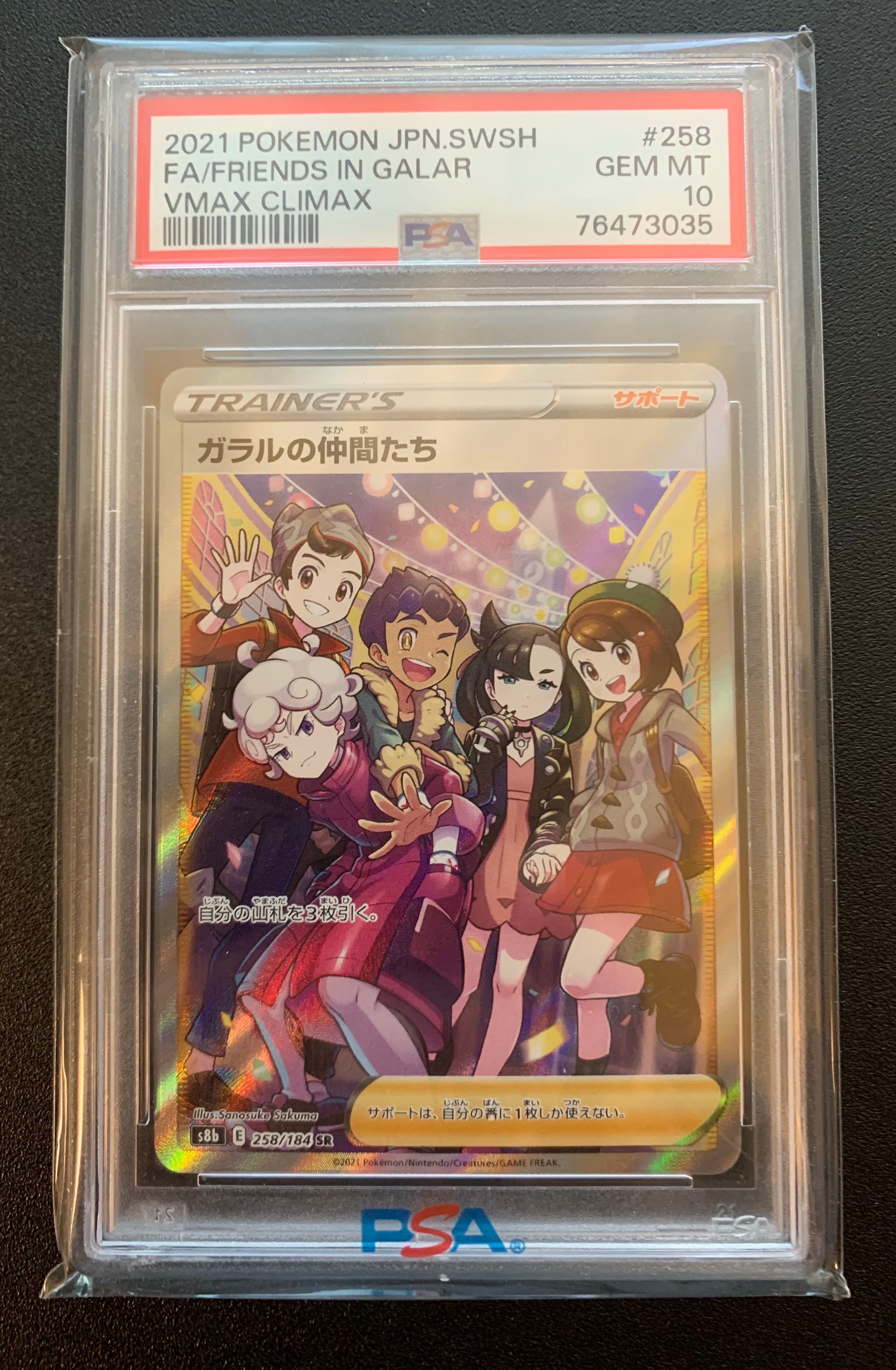 ガラルの仲間たち SR[S8b 258/184](ハイクラスパック「VMAXクライマックス」)