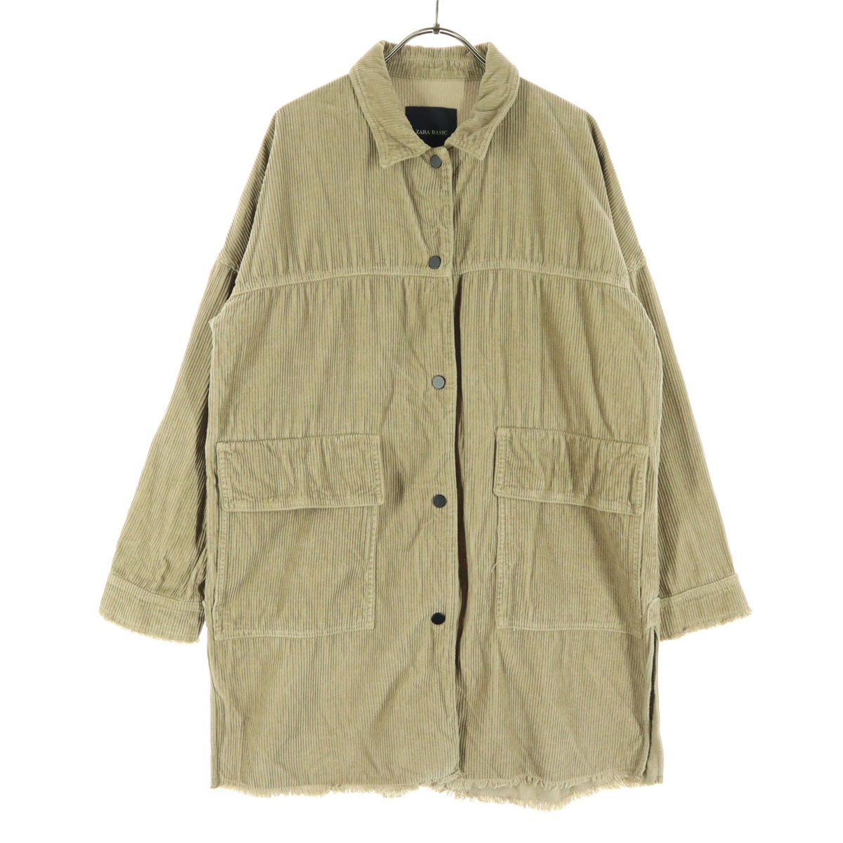 美品 ZARA BASIC ザラベーシック 長袖 コーデュロイジャケット M ブラウン