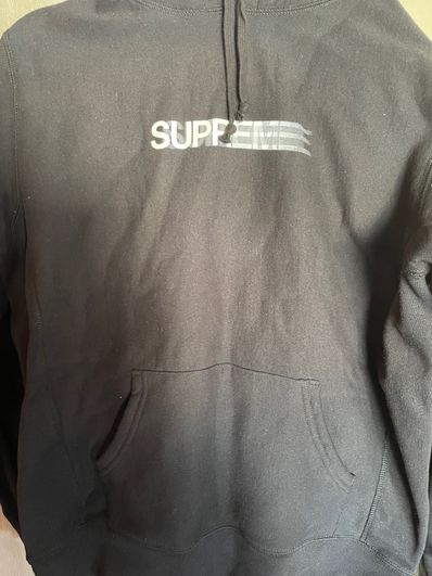 Supreme Motion Logo Hooded Sweatshirt "Black" (20SS)