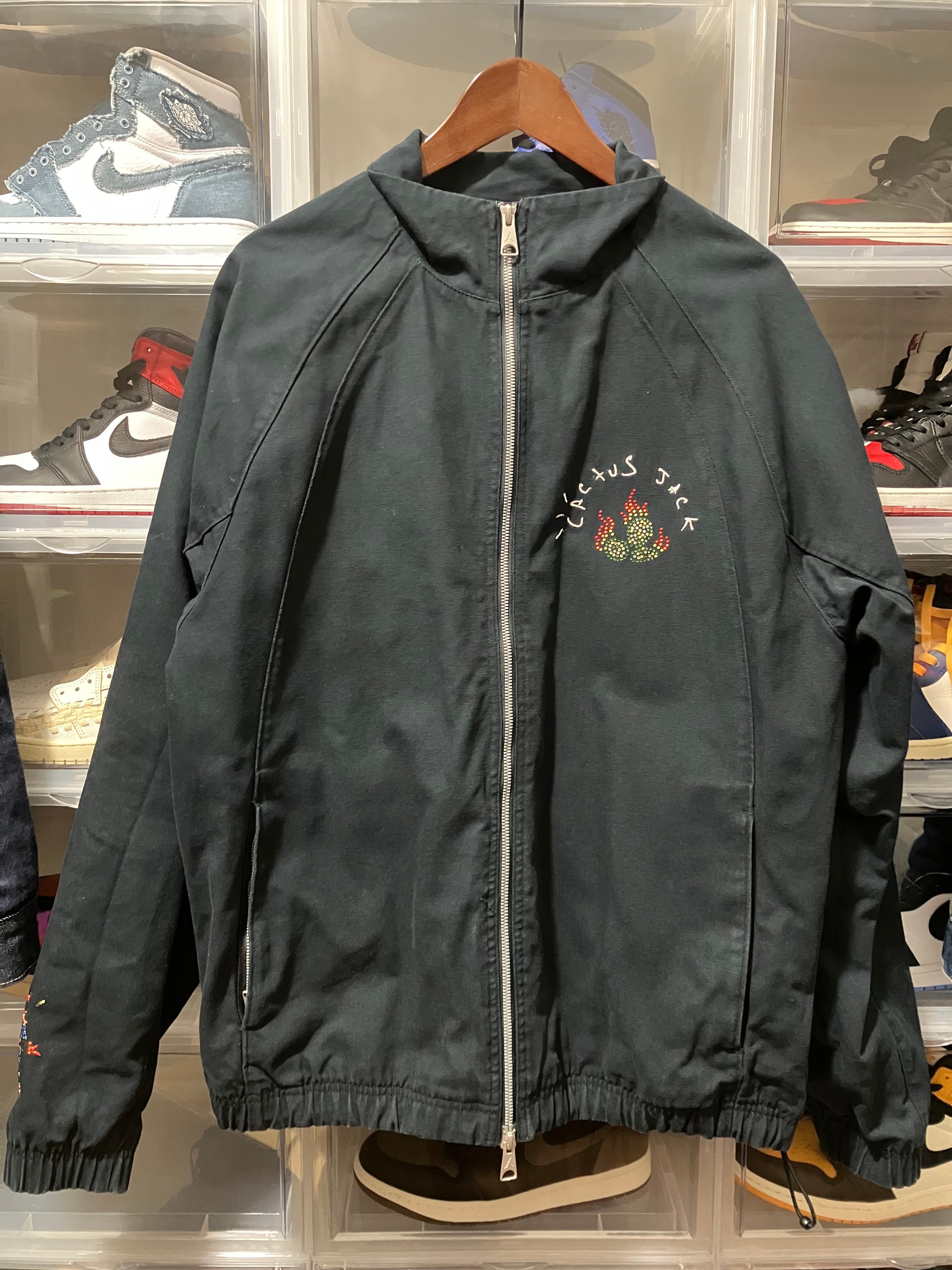Travis Scott x Jordan Women's Leather Jackets 