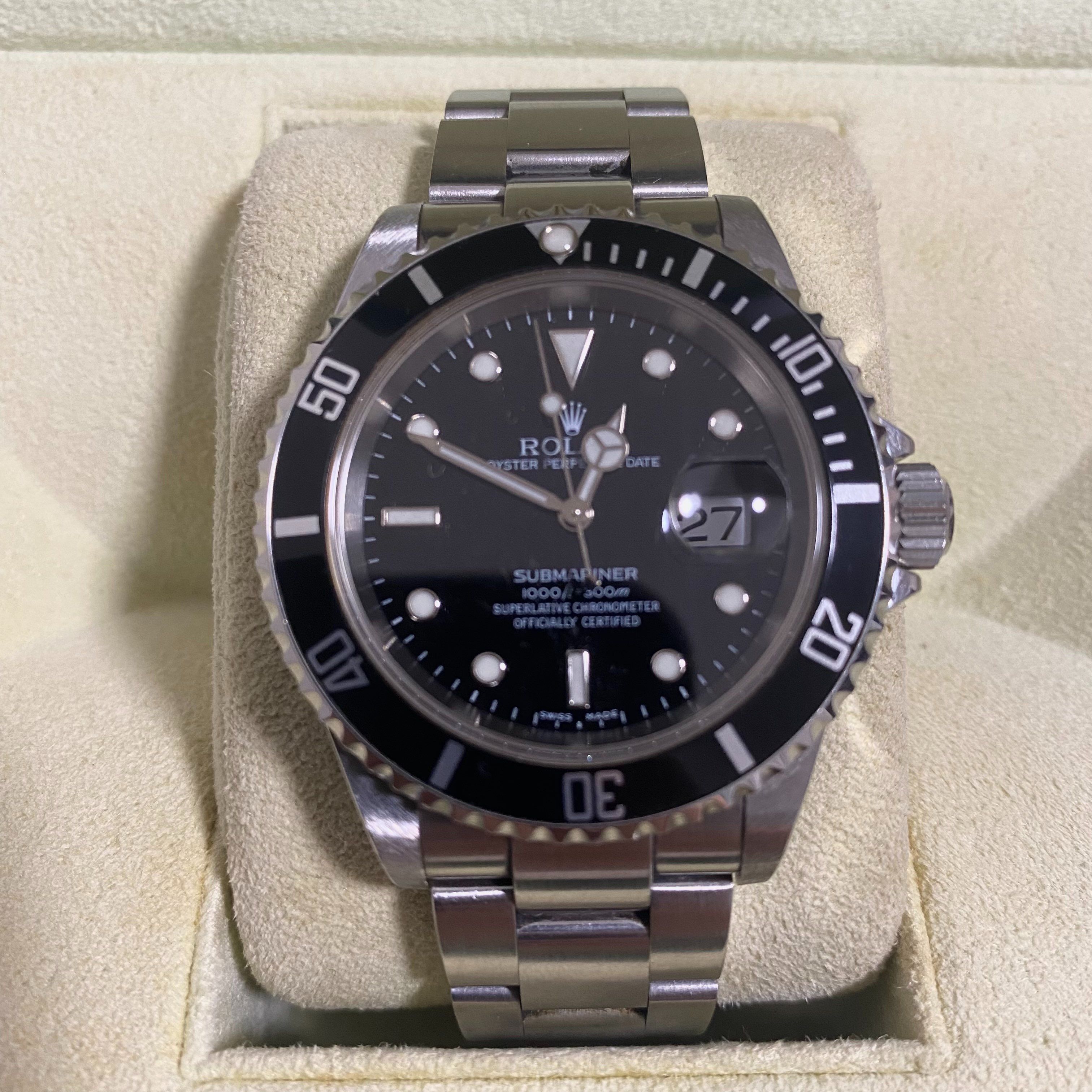 ロレックス サブマリーナデイト 16610 D番