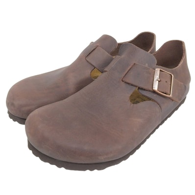 ビルケンシュトック 美品 LONDON ロンドン オイルドレザー コンフォートシューズ メンズ ブラウン 41 166531 41