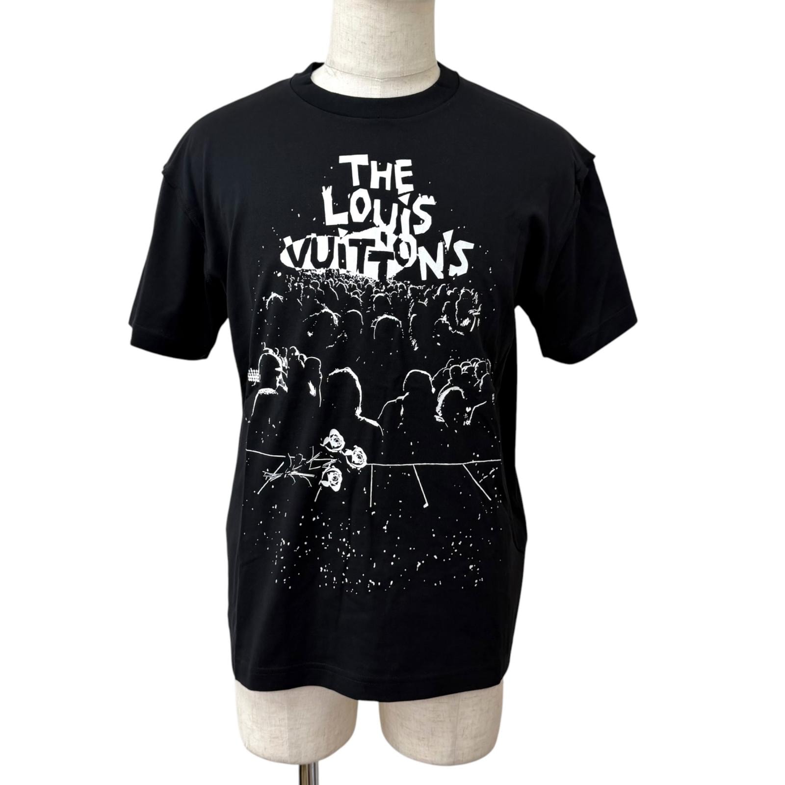 極美品 ルイヴィトン 半袖Tシャツ ブラック メンズ S
