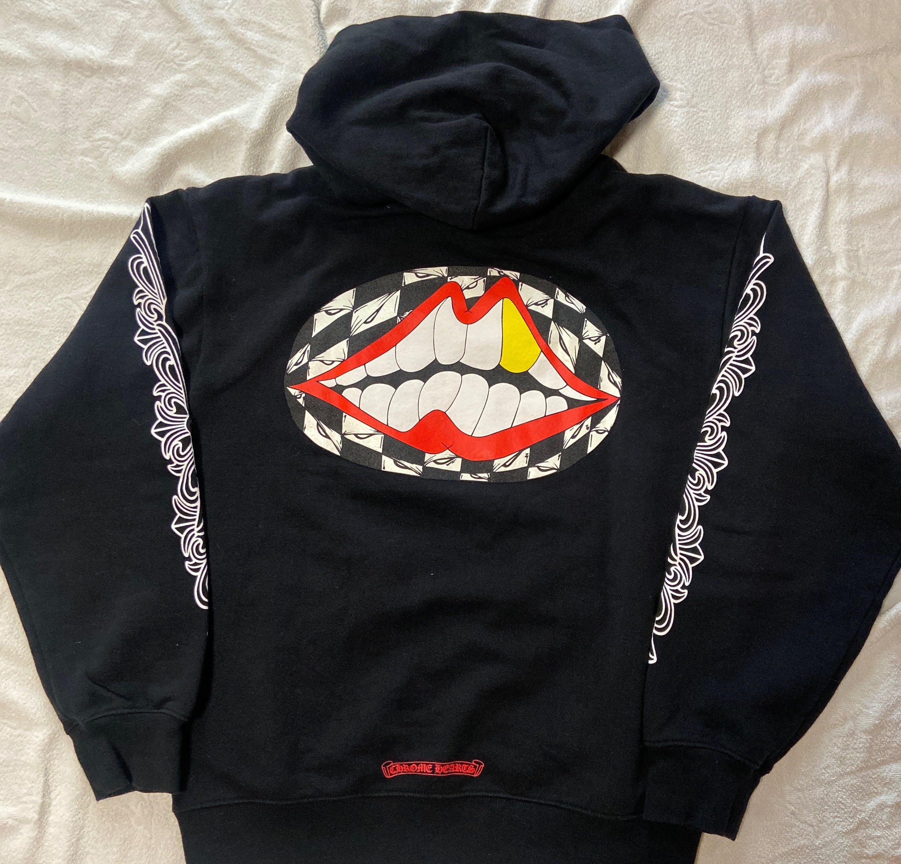 Chrome Hearts Matty Boy Flower Chomper Hoodie "Black"