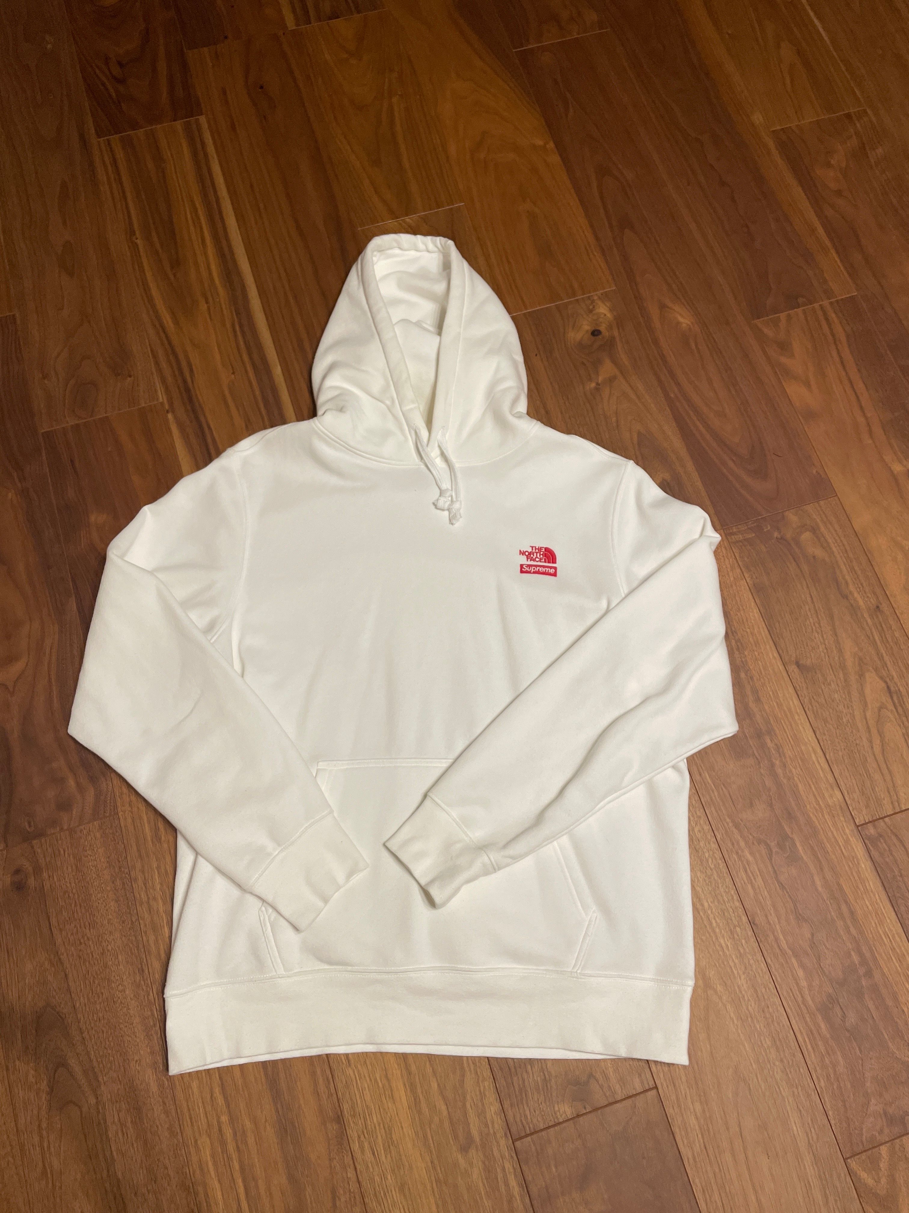 Supreme x The North Face Statue of Liberty Hooded Sweatshirt "White"