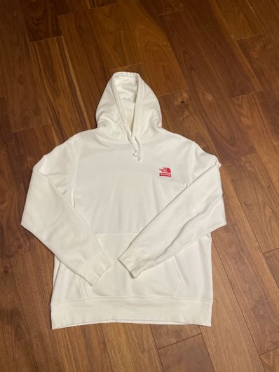 Supreme x The North Face Statue of Liberty Hooded Sweatshirt "White"