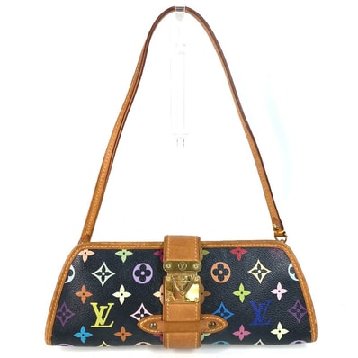 ルイヴィトン LOUIS VUITTON シャーリー M40050 モノグラムマルチカラー 2WAYバッグ カバン ポーチ クラッチバッグ ショルダーバッグ モノグラムマルチカラーキャンバス ノワール ブラック