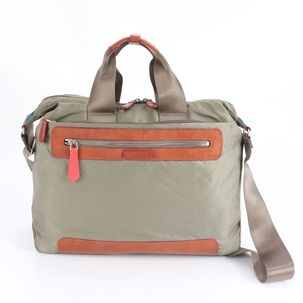 ■美品 ポールスミス ショルダーバッグ レザー×ナイロン