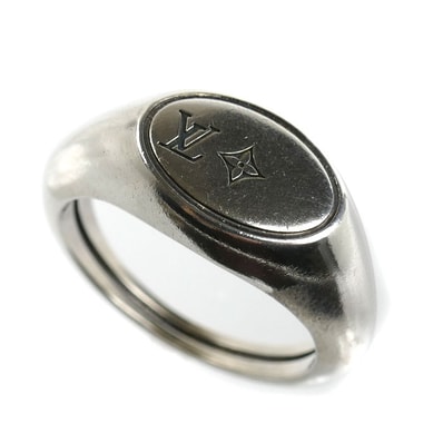LOUIS VUITTON ルイ・ヴィトン シルバー925 リングLVテーラー リング・指輪 M1151M VA1294 20号 10.5g メンズ【中古】