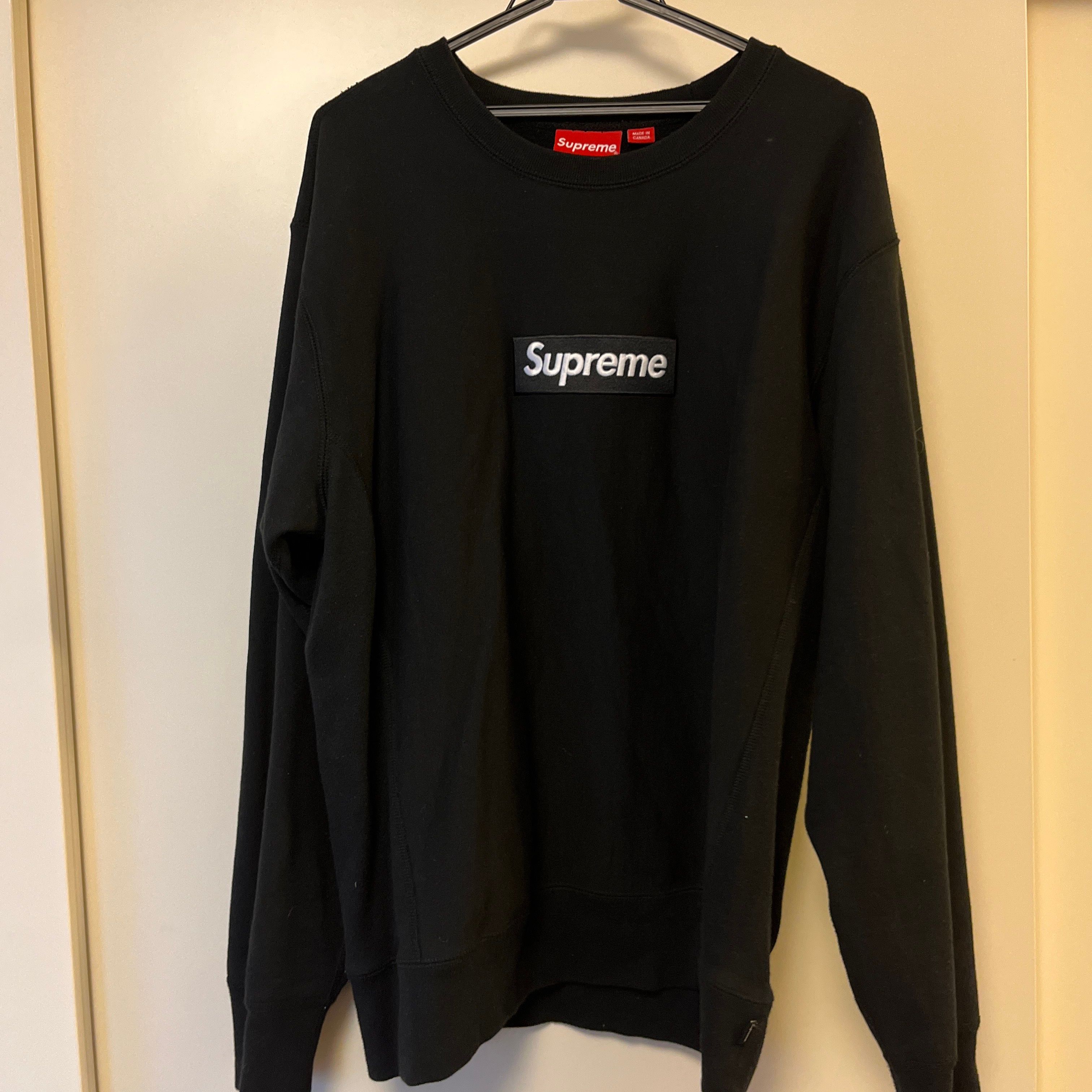 Supreme Box Logo Crewneck Sweatshirt "Black" (18FW)