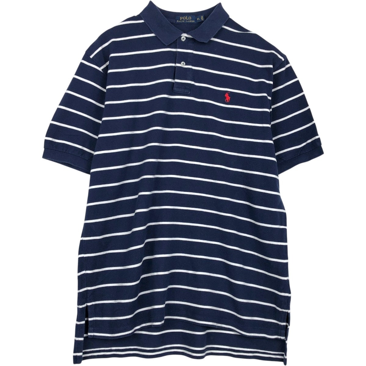 古着 ラルフローレン Ralph Lauren POLO RALPH LAUREN 半袖 ボーダー ポロシャツ メンズXL相当/eaa656508