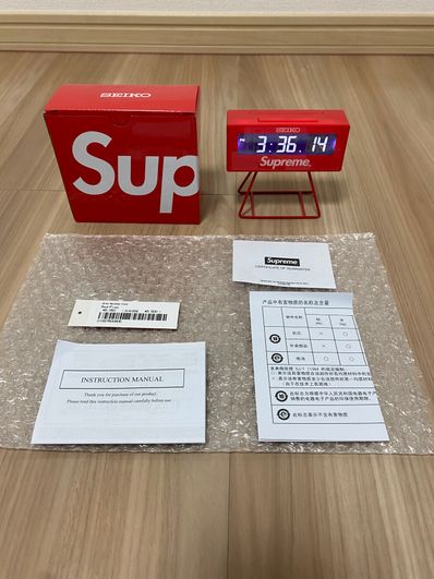 Supreme / Seiko Marathon Clock "Red"