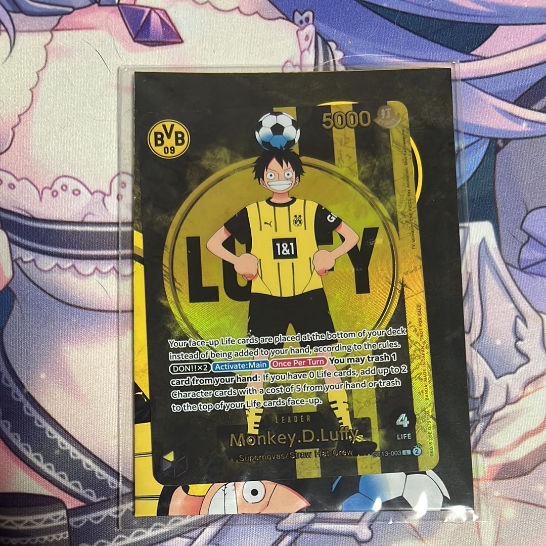 モンキー・D・ルフィ L [ST13-003]【英語版】(プロモーションカード「ボルシアドルトムント × ONE PIECE マッチデー 2025」)