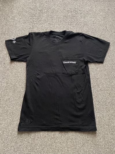 Chrome Hearts Dagger Eye Chart Pocket T-Shirt "Black"