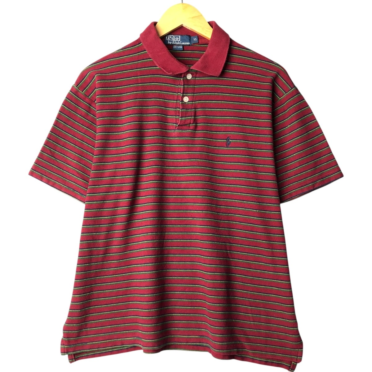 古着 ラルフローレン Ralph Lauren POLO by Ralph Lauren 半袖 ボーダー ポロシャツ/eaa566783