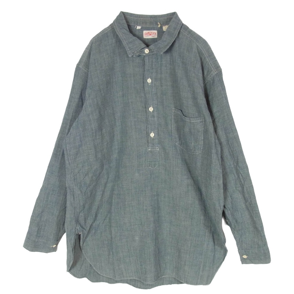 Levi's リーバイス PC9-34497-0004 LVC Vintage Clothing SUN SET ヴィンテージ クロージング サンセット プルオーバー シャツ インディゴブルー系 M【中古】