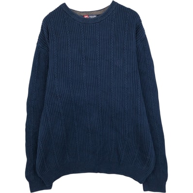 古着 ラルフローレン Ralph Lauren CHAPS チャップス コットンニットセーター メンズXL相当/eaa637503