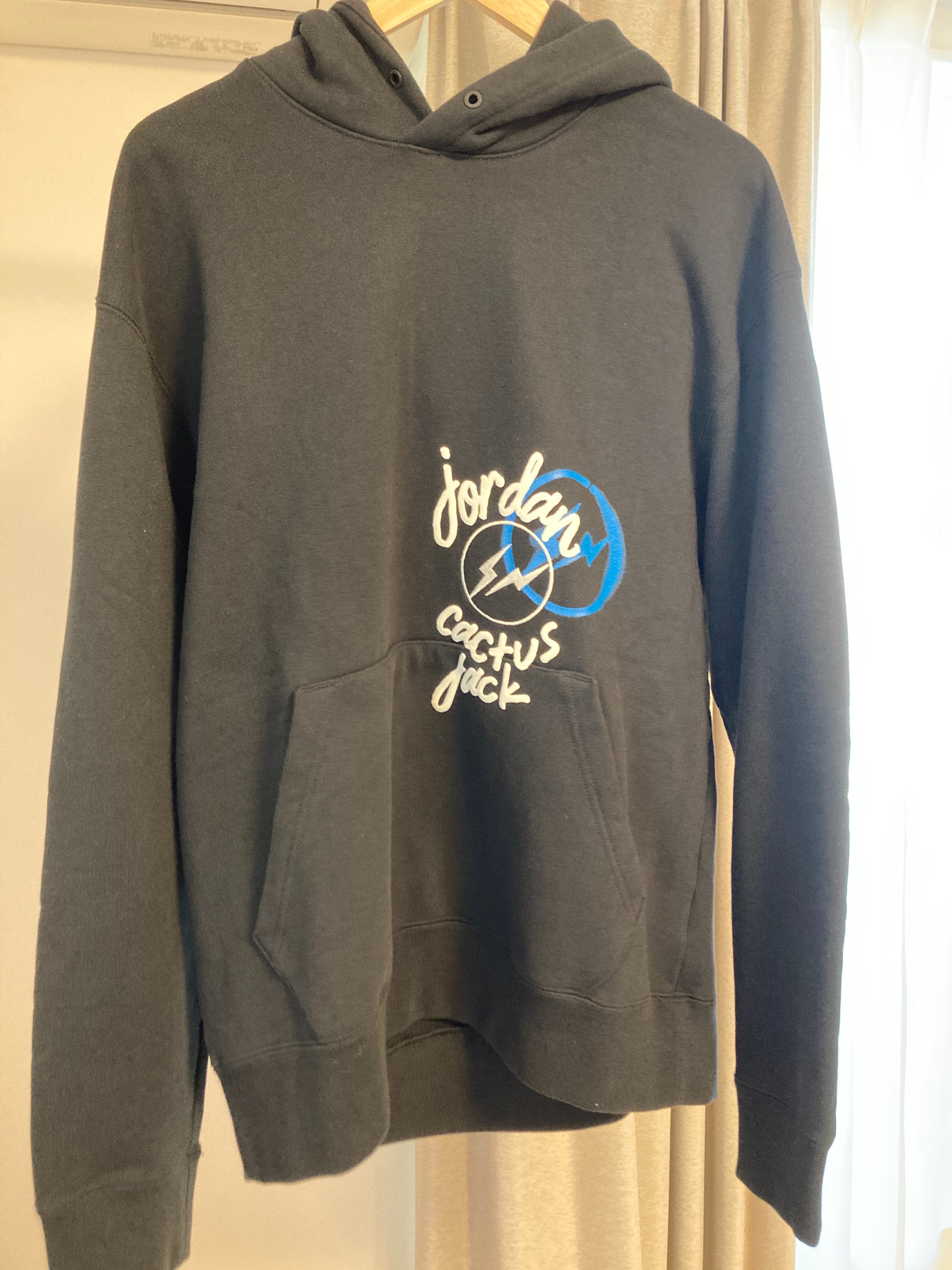Air Jordan Travis Scott Fragment Hoodie "Black"