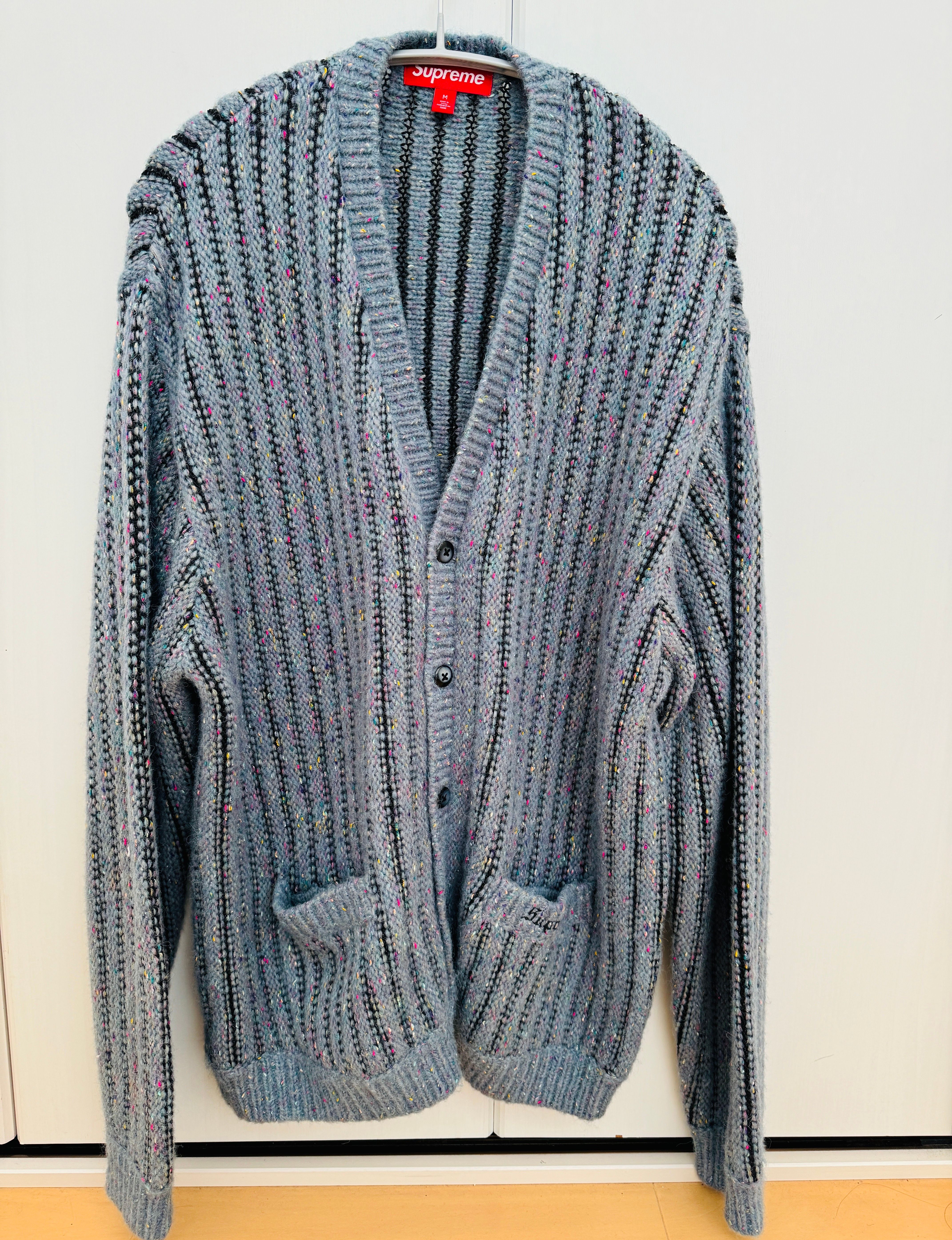 Supreme Confetti Cardigan "Slate"