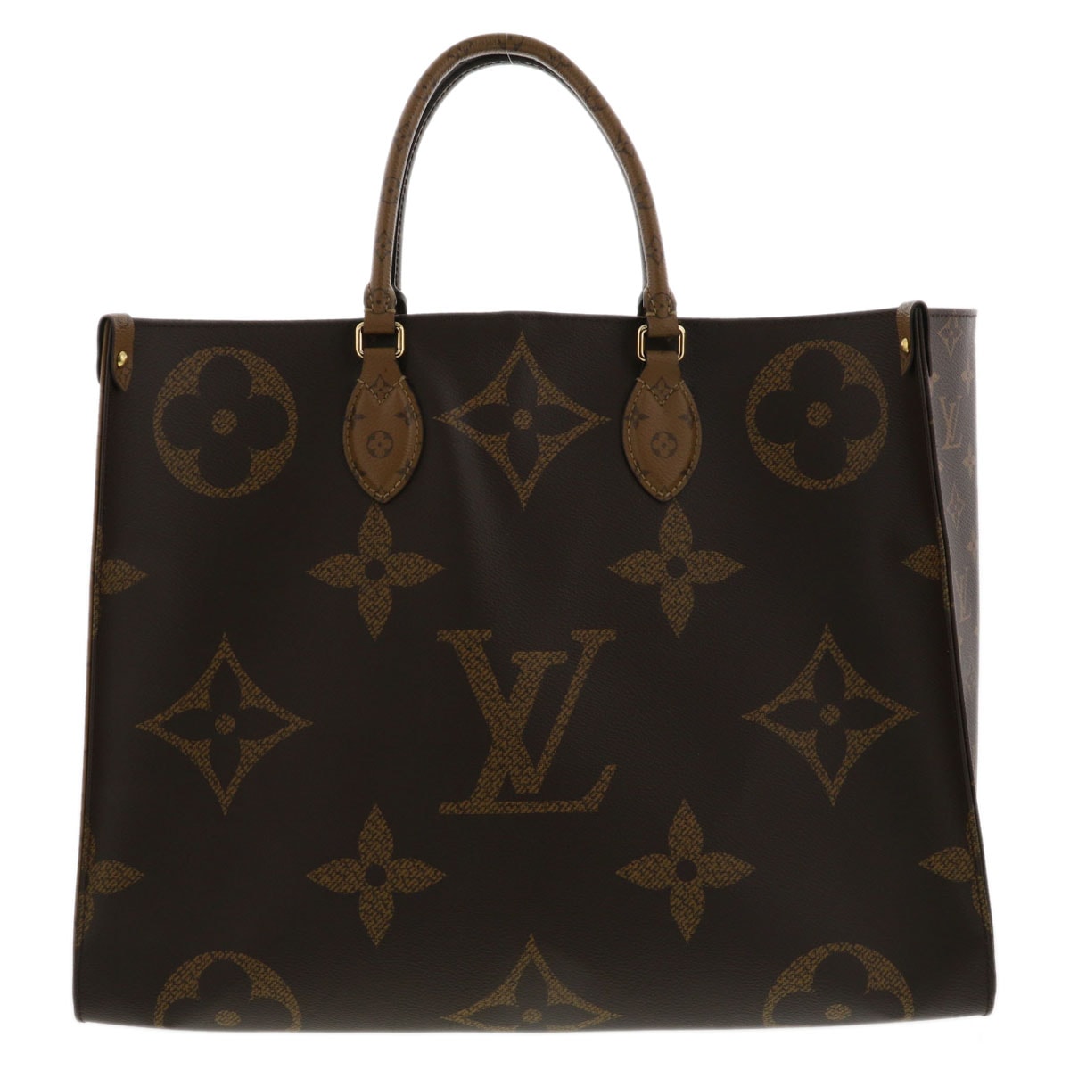 LOUIS VUITTON ルイ・ヴィトン トートバッグ オンザゴーGM トートバッグ M45320 モノグラムジャイアント ブラウン  レディース【中古】