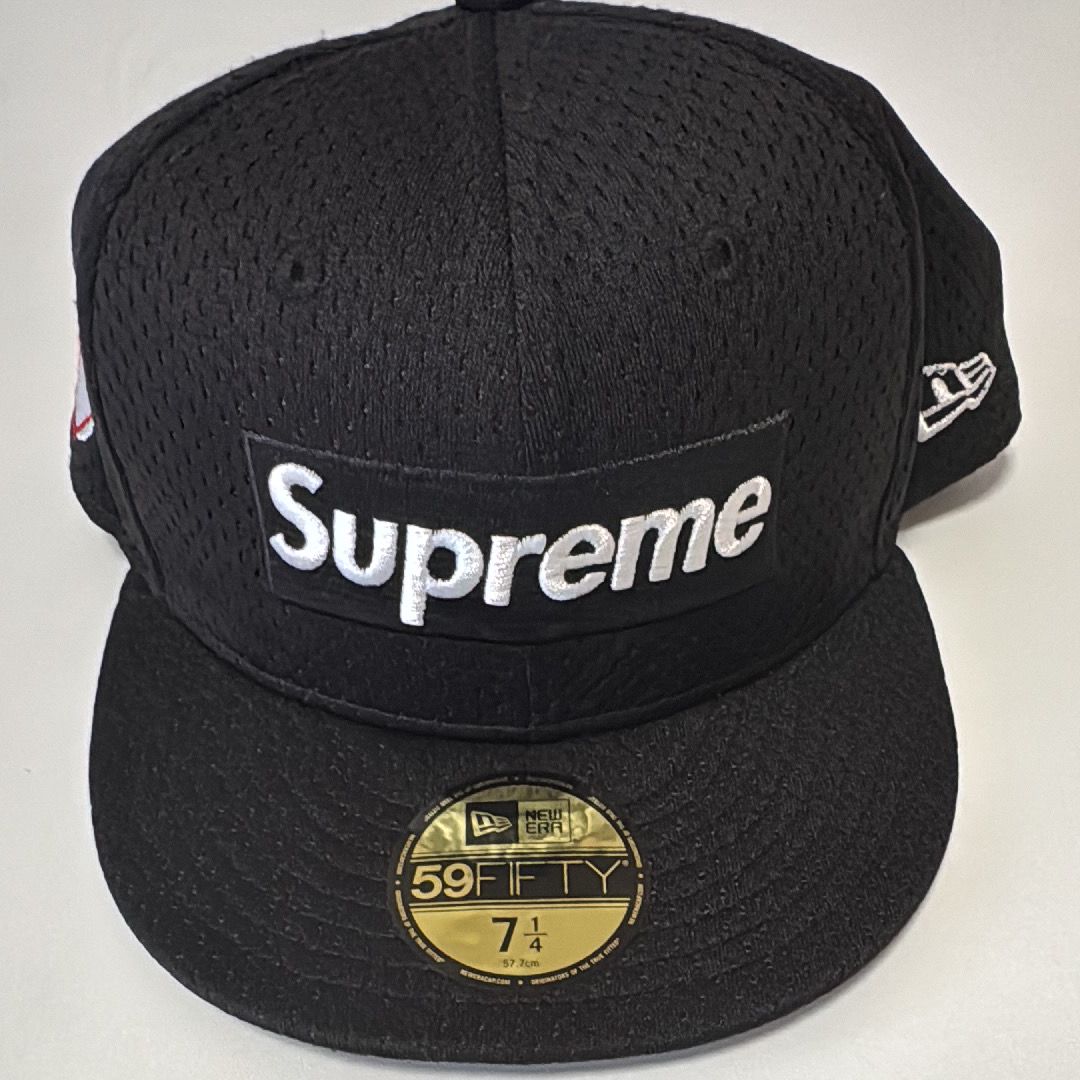 Supreme Mesh Box Logo New Era "Black"