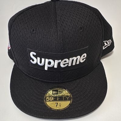Supreme Mesh Box Logo New Era "Black"