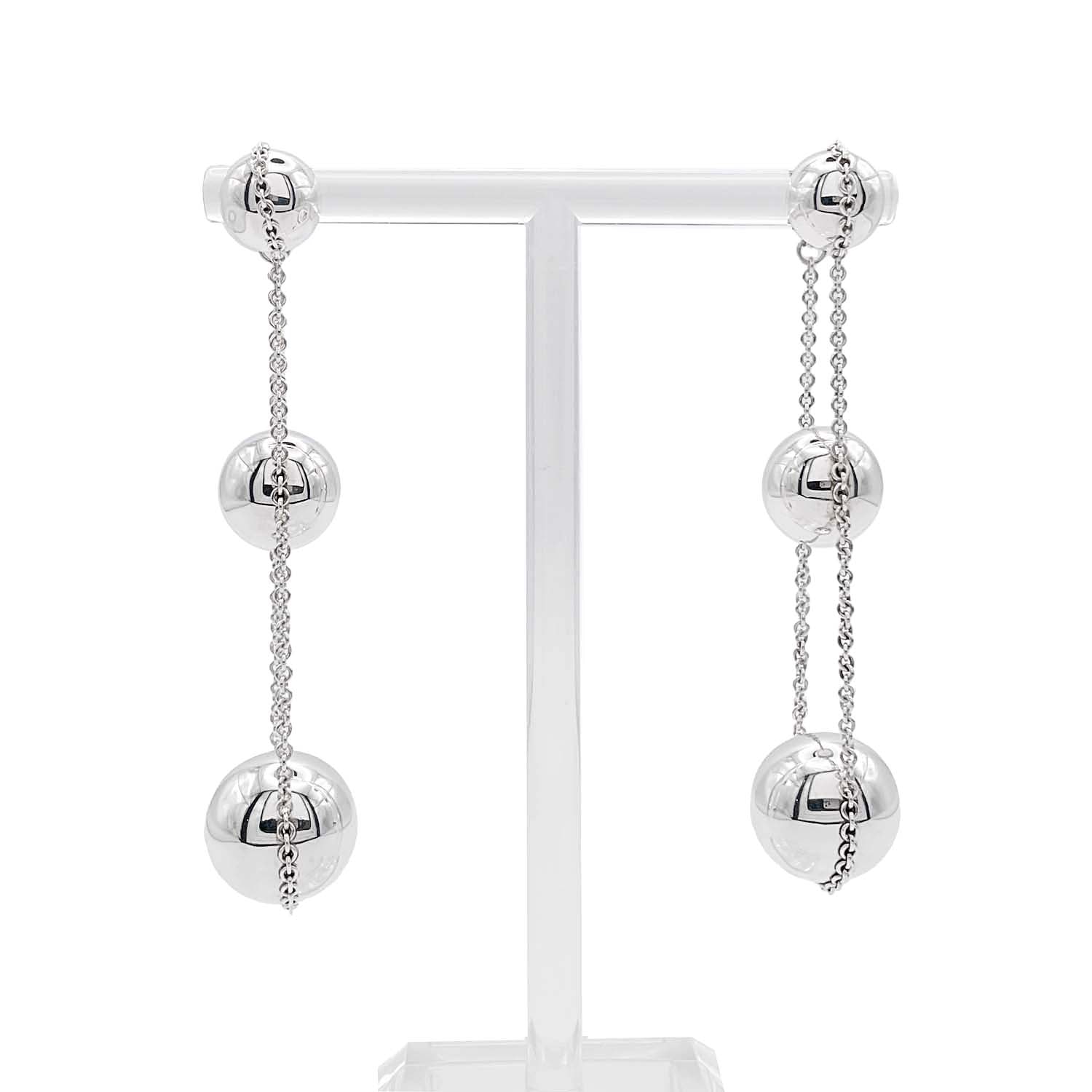 TIFFANY&Co. ティファニー ハードウェア トリプルドロップ ピアス
3連 SV925 シルバー 新品仕上済 レディース
【中古】