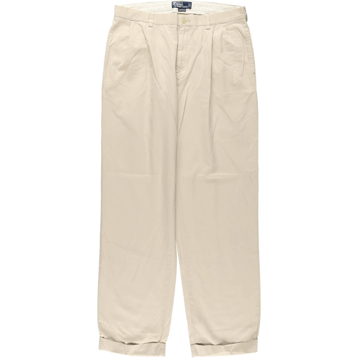 古着 ラルフローレン Ralph Lauren POLO by Ralph Lauren HAMMOND PANT ツータック チノパンツ メンズw34相当/eaa580662