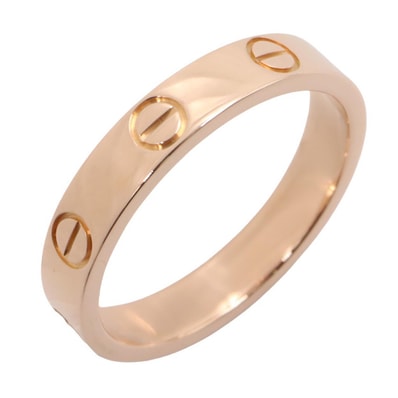 カルティエ CARTIER ミニラブリング リング・指輪 ジュエリー K18PG(ピンクゴールド) レディース ゴールド系 B4085200 【中古】
