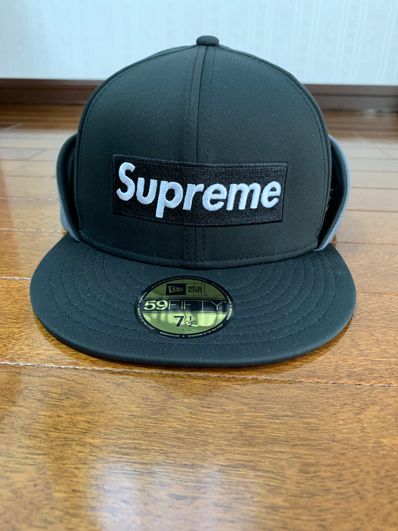Supreme WINDSTOPPER Earflap Box Logo New Era "Black"