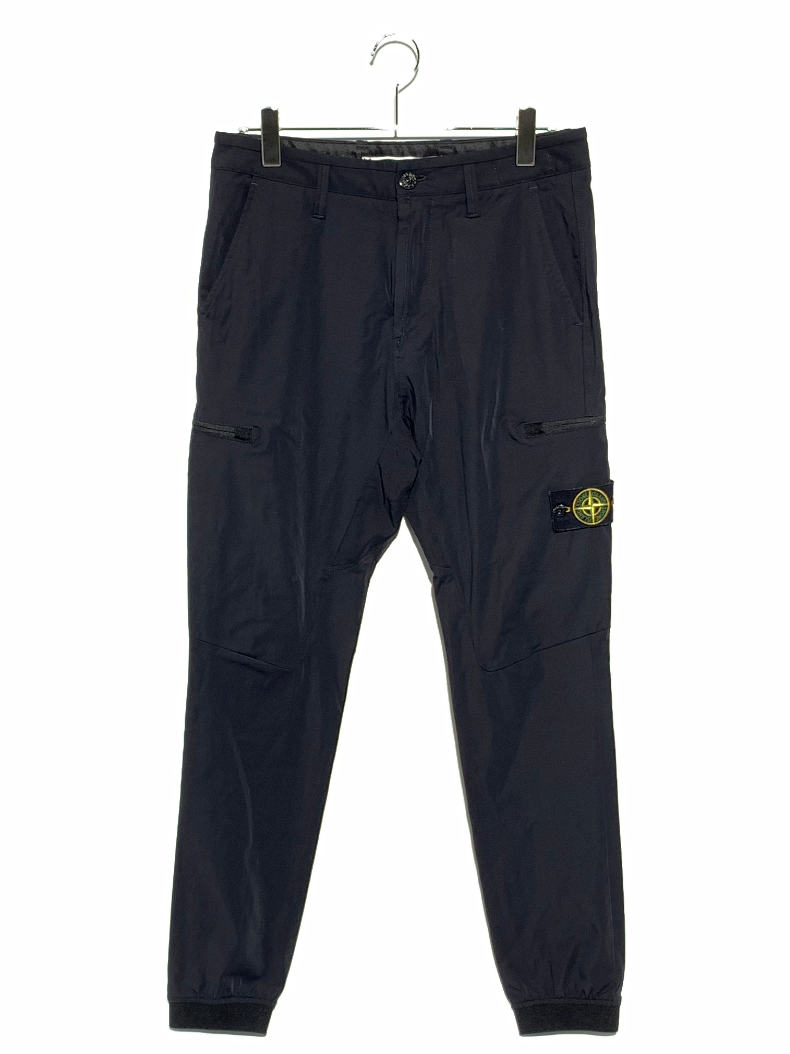 STONE ISLAND NYLON CARGO PANTS Black