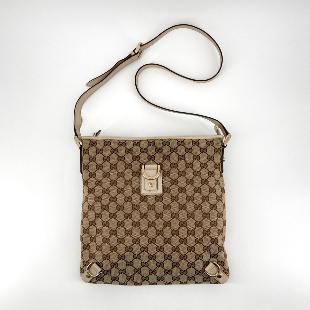 GUCCI(グッチ) アビー GGキャンバス ショルダーバッグ ブラウン