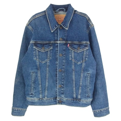 Levi's リーバイス デニムジャケット 72334-0322 TRUCKER JACKET ストレッチデニム トラッカー ジャケット インディゴブルー系 S【中古】