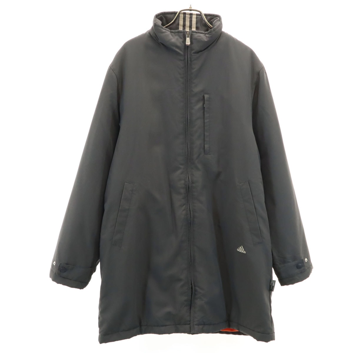 美品 adidas アディダス 中綿コート M チャコールグレー