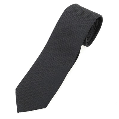 【中古】ドルチェアンドガッバーナ DOLCE&GABBANA シルク ナロータイ ブラック【メンズ】