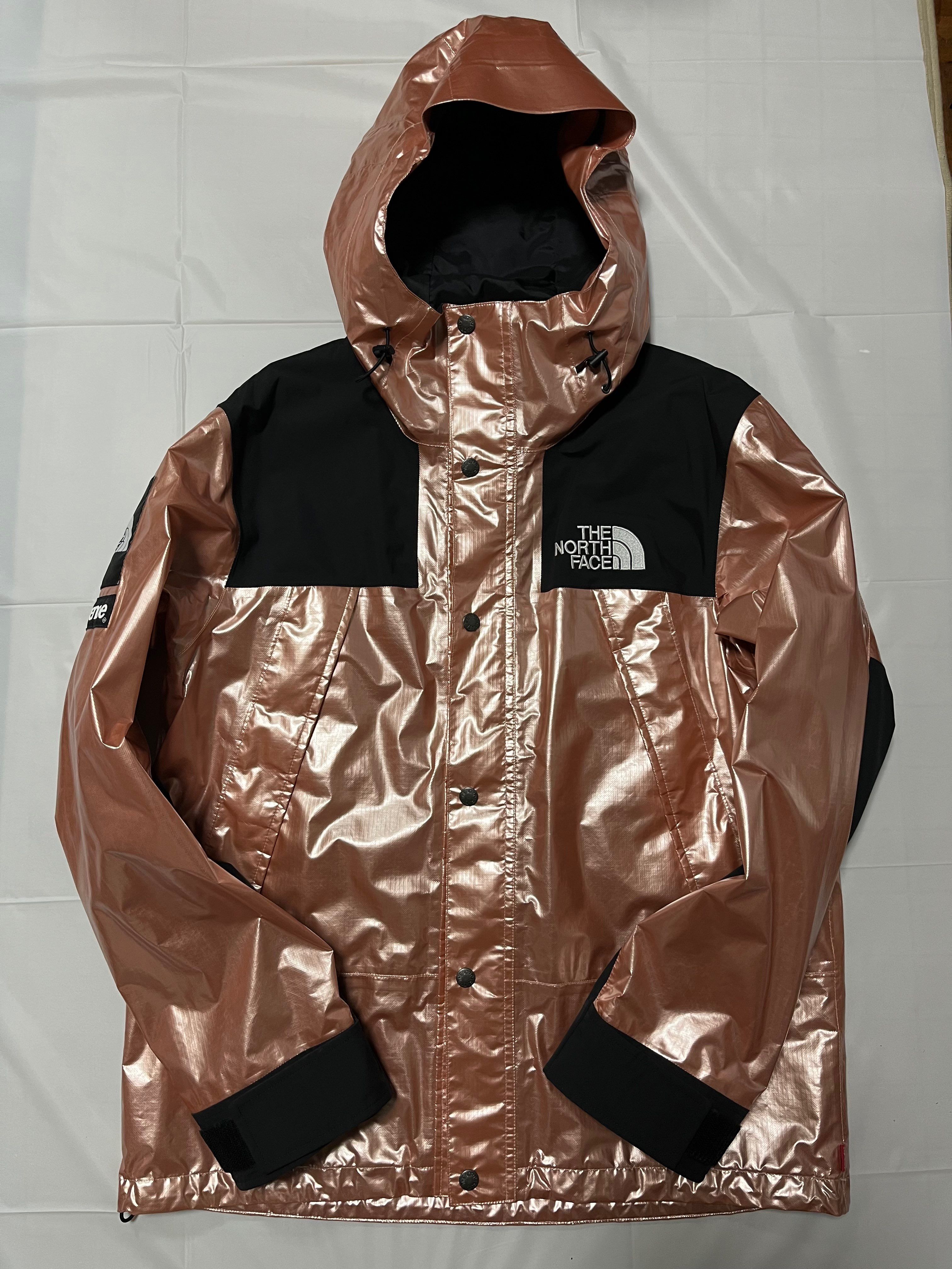Supreme x The North Face Metallic Mountain Parka "Pink"