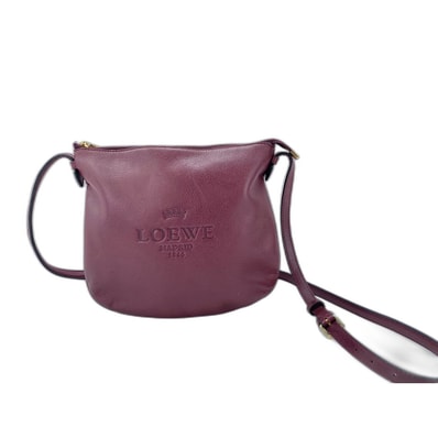 ロエベ LOEWE ヘリテージ ショルダーバッグ レザー【中古】