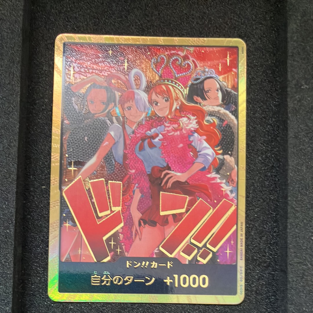 ドン!!カード : ロビン&ウタ&ナミ&ハンコック スーパーパラレル [開封済](エクストラブースター「ワンピース ヒロインズエディション スペシャルセット」)