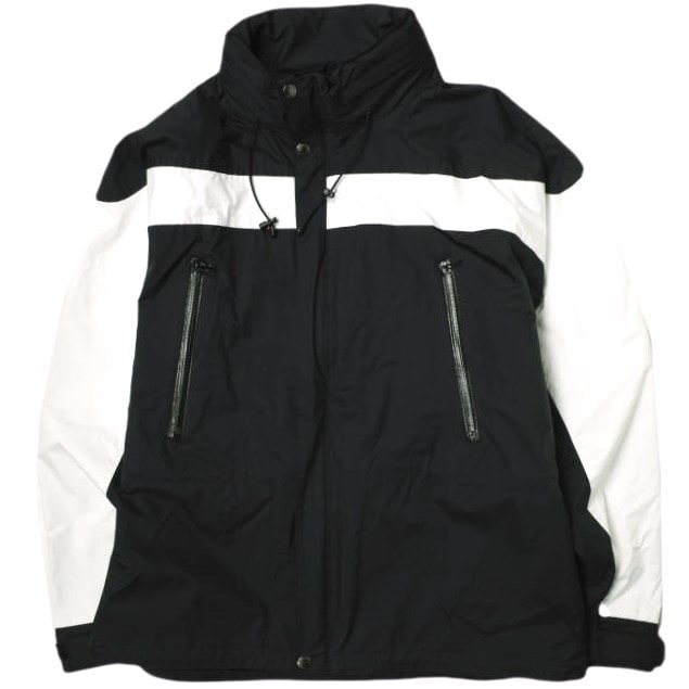 uniform experiment ユニフォームエクスペリメント 17AW 日本製 MOUNTAIN PARKA パネル切り替え マウンテンパーカー UE-178000 2 BLACK/WHITE シェル 定価63,800円 ジャケット アウター