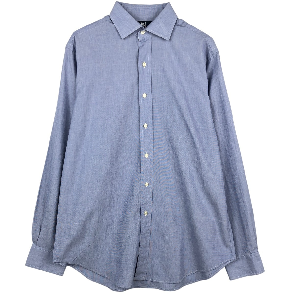 古着 ラルフローレン Ralph Lauren POLO by Ralph Lauren REGENT CLASSIC FIT ワイドカラー 長袖 コットンシャツ メンズL相当/eaa666440