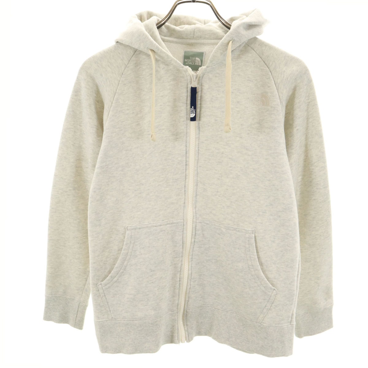 THE NORTH FACE ノースフェイス 長袖 リアビュー スウェット ジップパーカー S グレー NTW62130 アウトドア 裏起毛