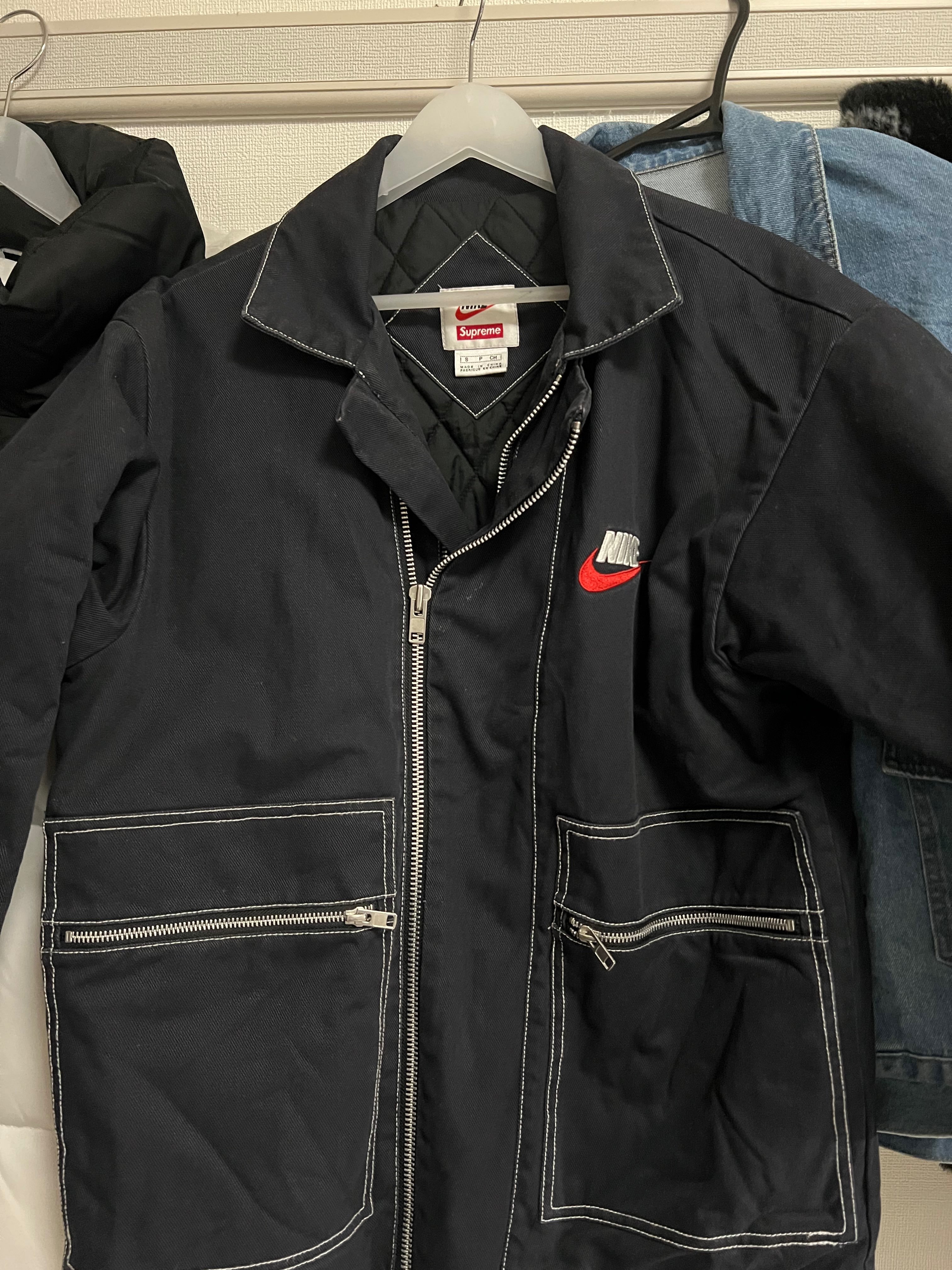 Supreme / NIKE® Double Zip Work Jacket "Black"